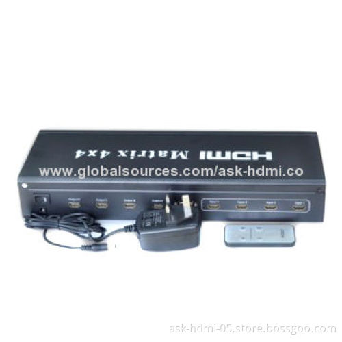 4x4 HDMI matrix switcher, 1.3V, RS232